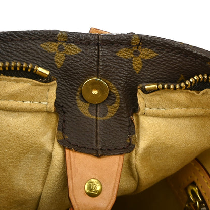Louis Vuitton Looping Handbag Monogram Canvas, BROWN, CANVAS, Shoulder bag