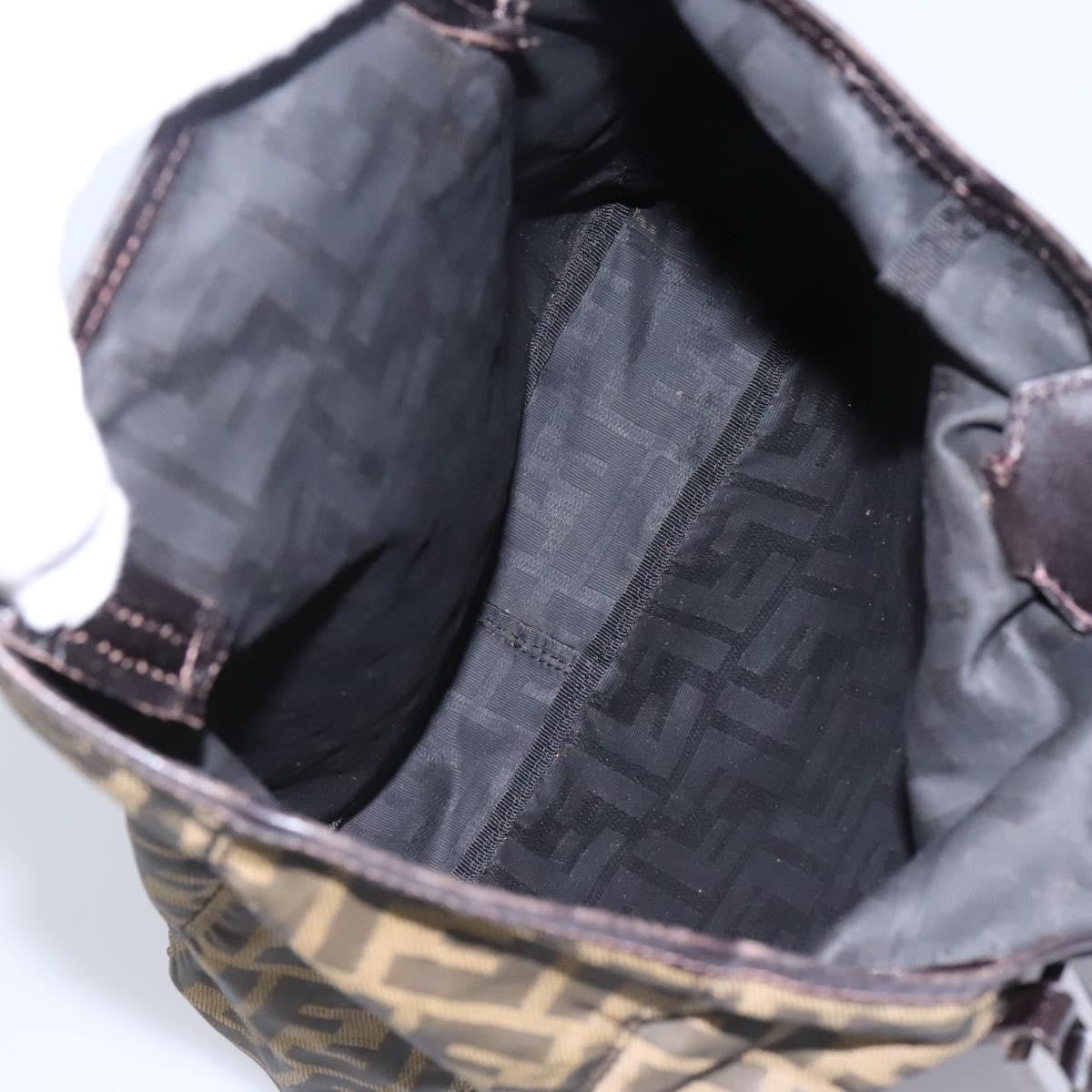 Fendi Open Shopping Tote Zucca Canvas, KHAKI, CANVAS, Tote bag