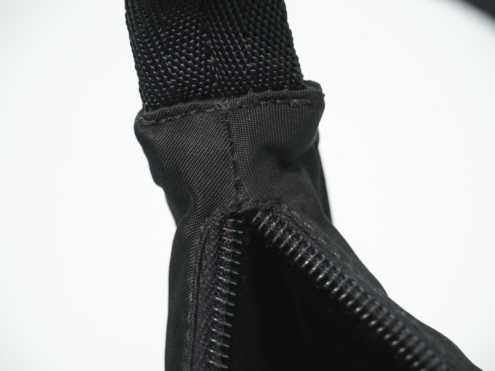 Prada Hobo Tessuto, BLACK, NYLON, Handbag