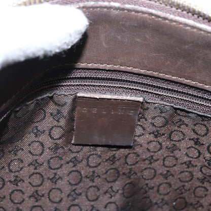 Celine C Macadam Shoulder bag Canvas, BROWN, CANVAS, Shoulder bag