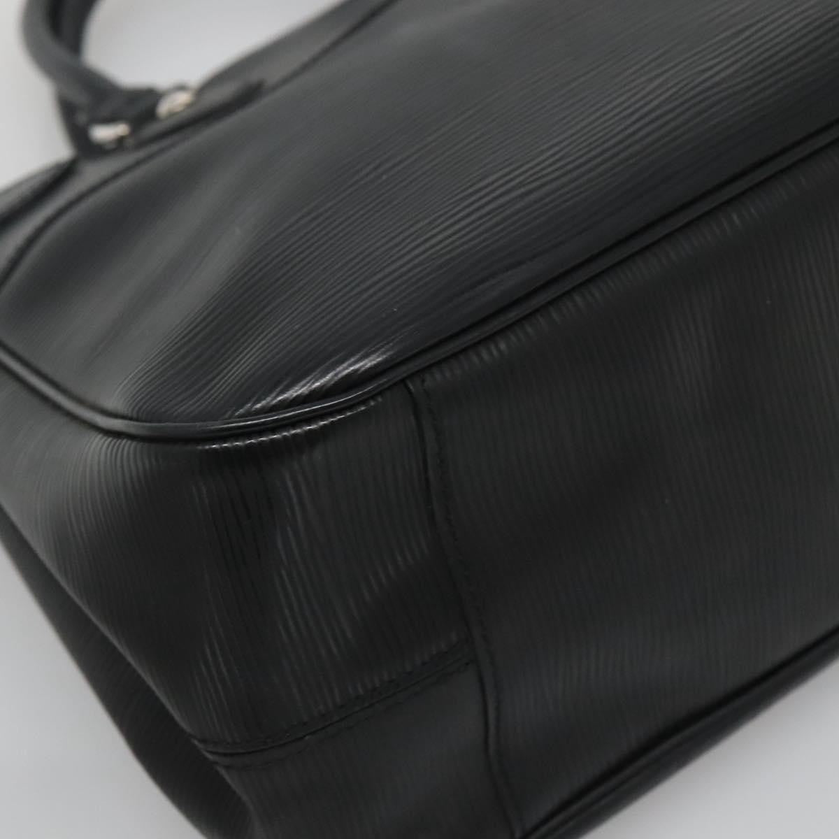 Louis Vuitton Passy Tote Epi Leather, BLACK, LEATHER, Tote bag