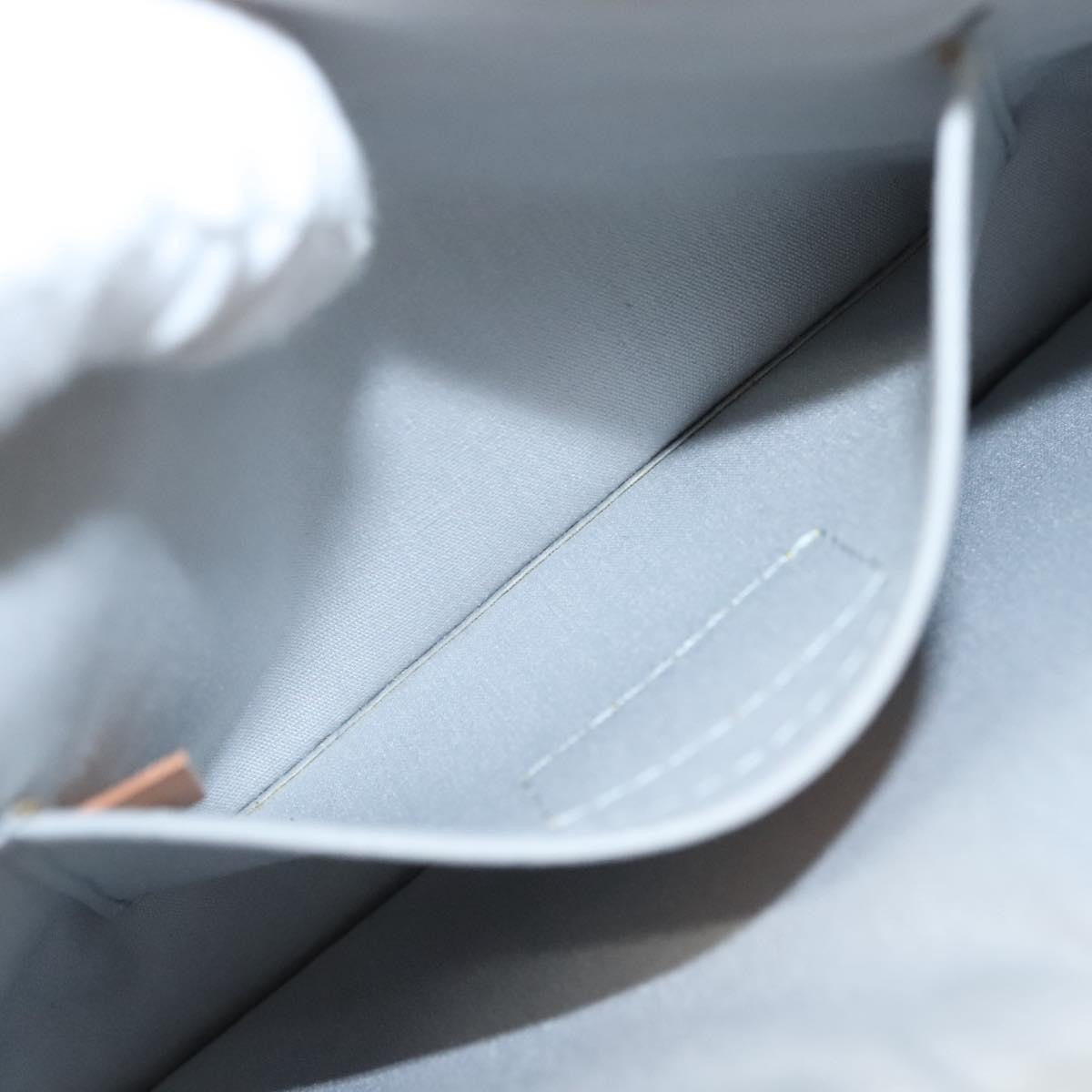 Louis Vuitton Pochette Plate Monogram mirror, SILVER, PATENT_LEATHER, Clutche & pouche