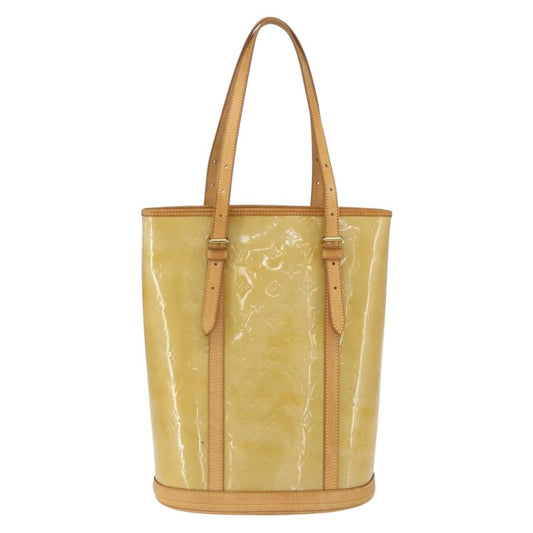 Louis Vuitton Bucket Bag Monogram Vernis, BEIGE, PATENT_LEATHER, Shoulder bag