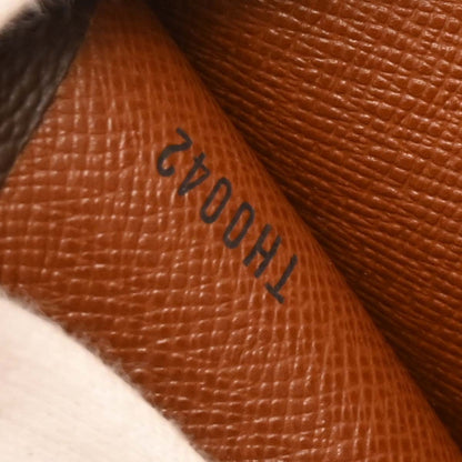 Louis Vuitton Poche Documents Monogram Canvas, BROWN, CANVAS, Clutche & pouche