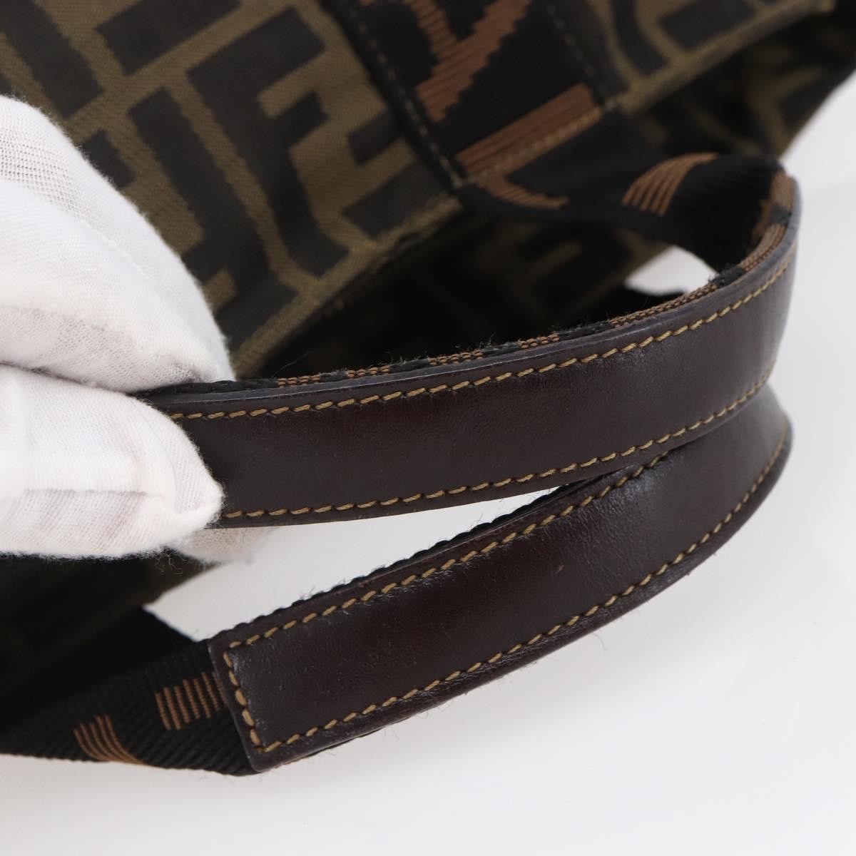 Fendi Zucca Tote bag FF motif, BROWN, CANVAS, Tote bag