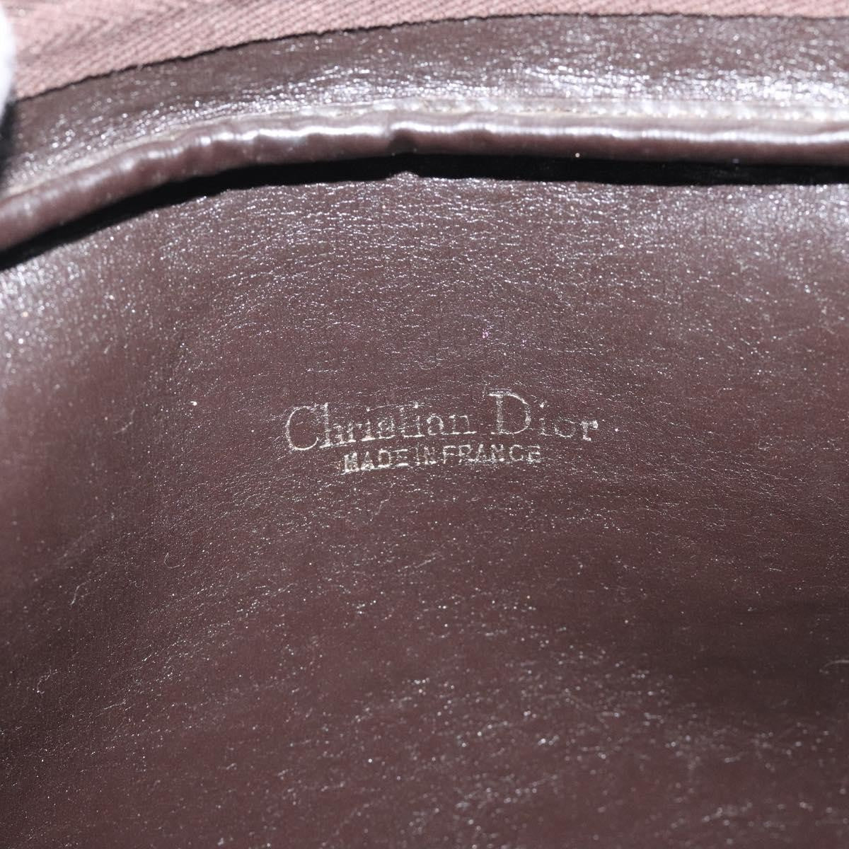 Christian Dior Vintage Trotter Shoulder Bag Canvas, BROWN, CANVAS, Shoulder bag