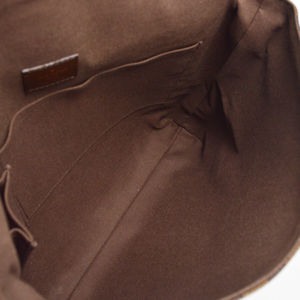 Louis Vuitton Brooklyn Handbag Damier, BROWN, CANVAS, Shoulder bag