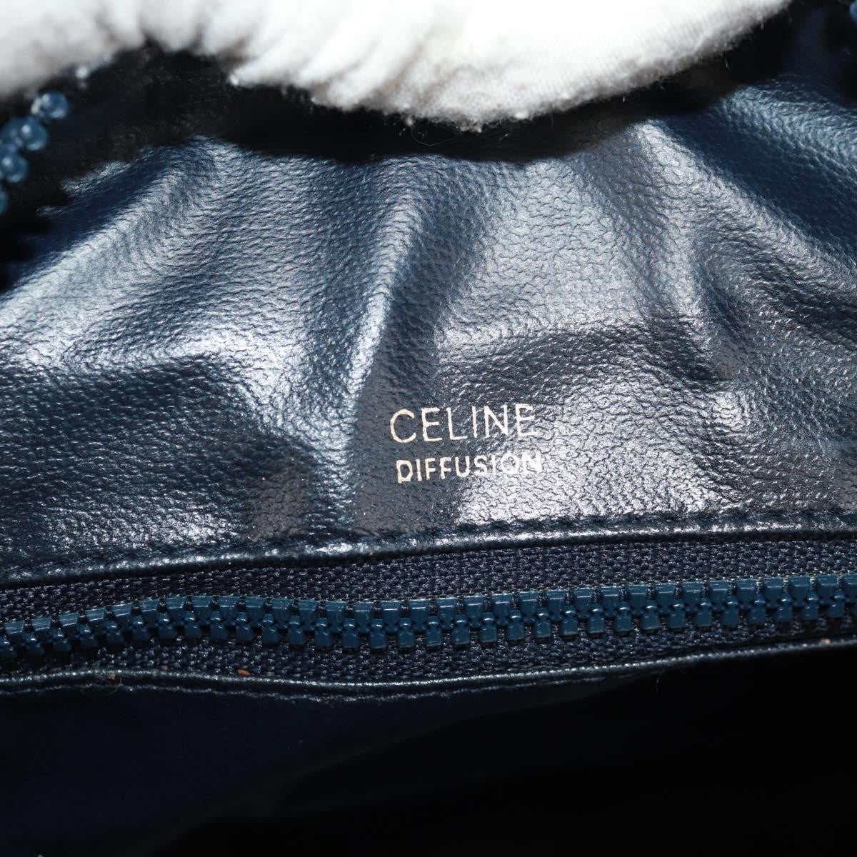Celine C Sulky Boston bag Canvas, NAVY, CANVAS, Travel bag