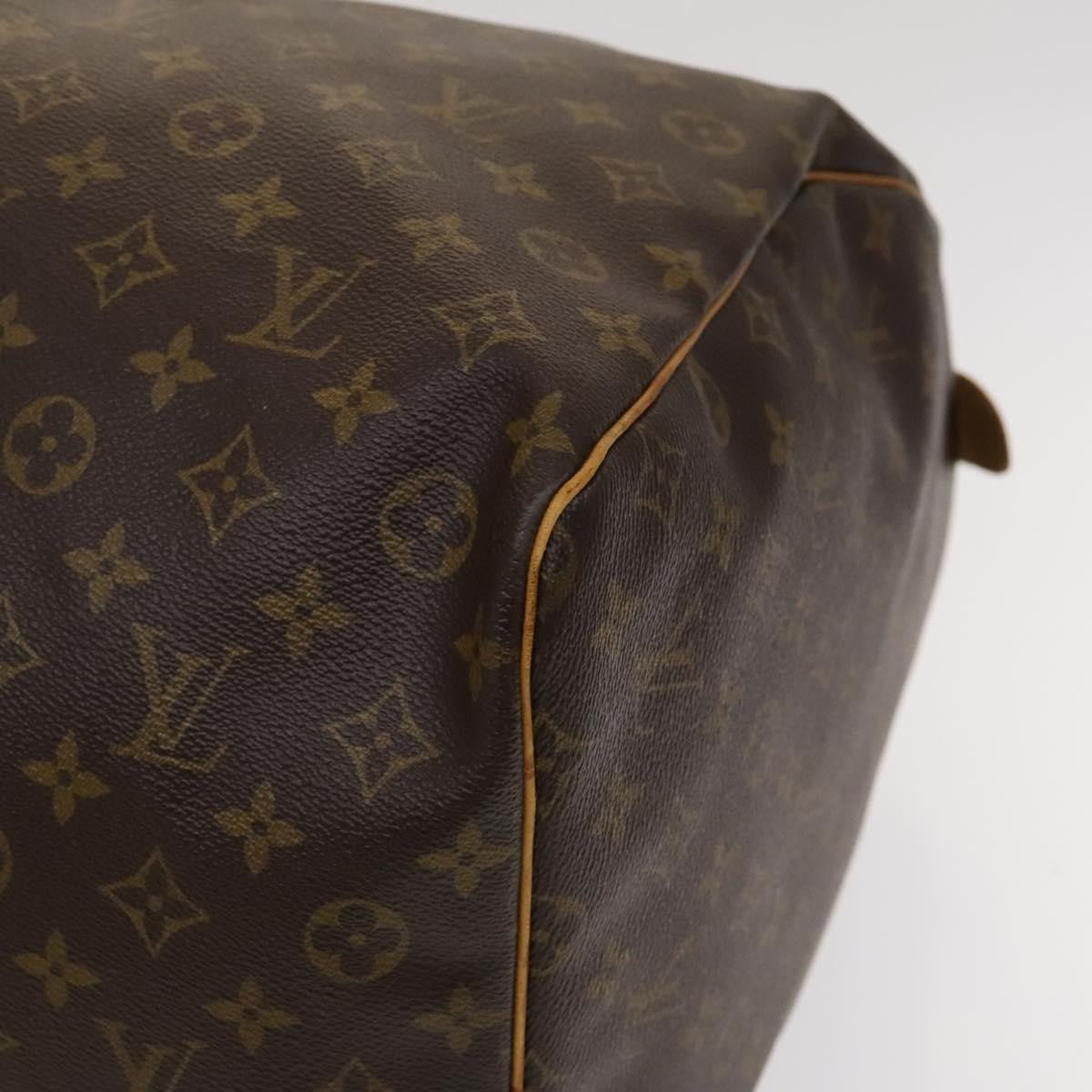 Louis Vuitton Keepall Bag Monogram Canvas, BROWN, CANVAS, Travel bag