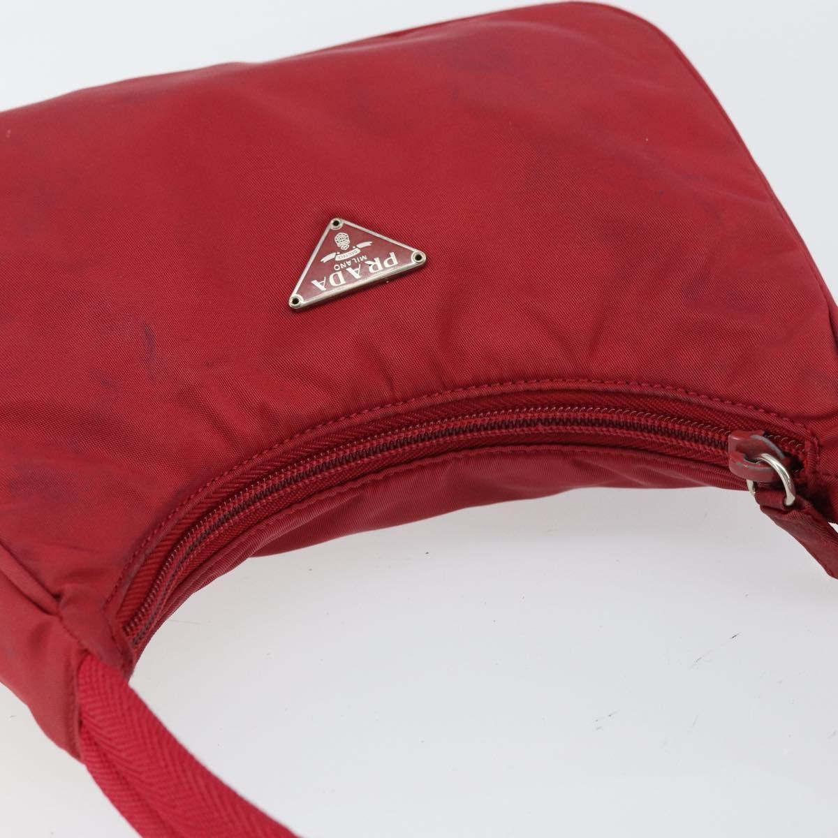Prada Hobo Tessuto, RED, NYLON, Handbag