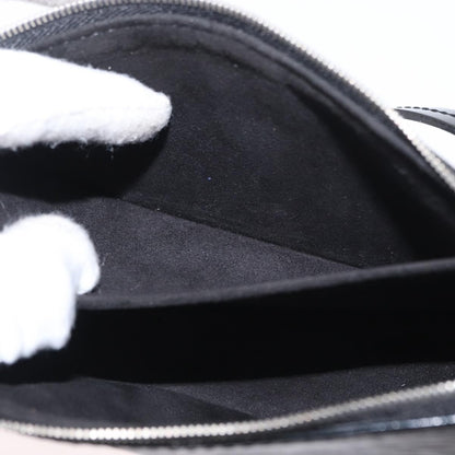 Louis Vuitton Pochette Accessoires NM Electric Epi Leather, BLACK, LEATHER, Clutche & pouche