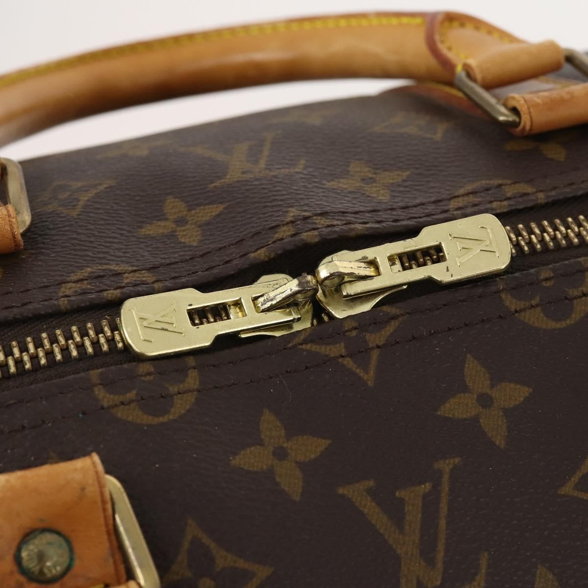 Louis Vuitton Keepall Bag Monogram Canvas, BROWN, CANVAS, Travel bag