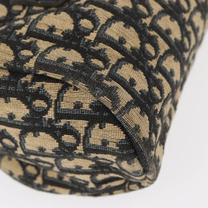 Christian Dior Vintage Trotter Handbag Canvas, NAVY, CANVAS, Handbag