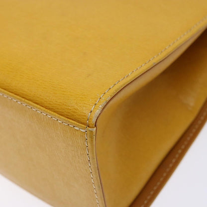 Burberry Vintage Handbag Leather, YELLOW, LEATHER, Handbag