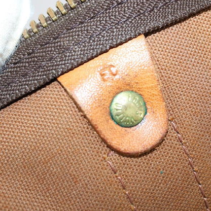 Louis Vuitton Keepall Bag Monogram Canvas, BROWN, CANVAS, Travel bag