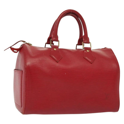 Louis Vuitton Speedy Handbag Epi Leather, RED, LEATHER, Handbag