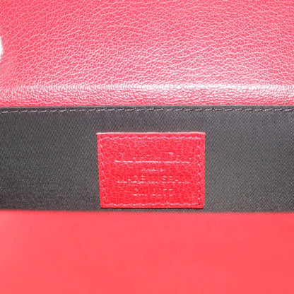 Christian Dior Vanity cosmetic pouch Cannage Leather, RED, LEATHER, Clutche & pouche