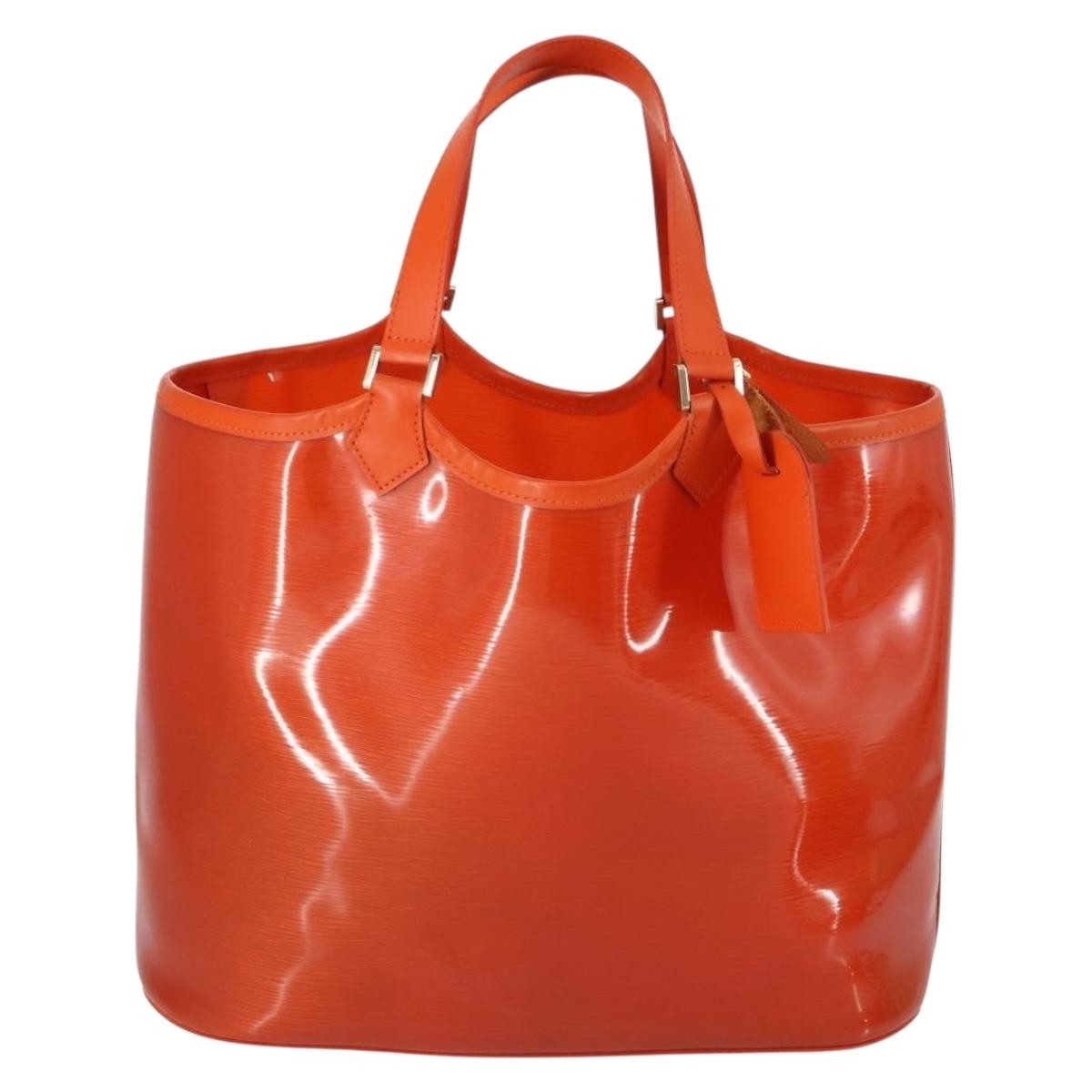 Louis Vuitton Plage Lagoon Bay Handbag Vinyl Epi Leather, ORANGE, LEATHER, Tote bag