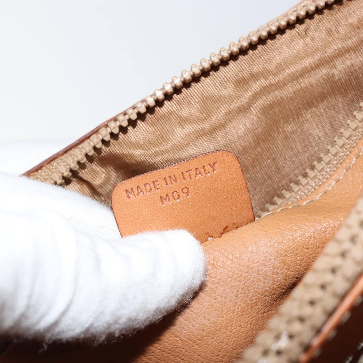 Celine Macadam Pochette Canvas and Leather, BROWN, CANVAS, Clutche & pouche