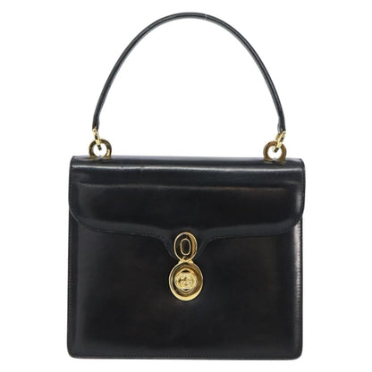 Gucci Vintage Handbag Leather, BLACK, LEATHER, Handbag