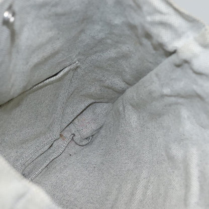 Hermes Fourre Tout Tote Canvas, GRAY, CANVAS, Tote bag