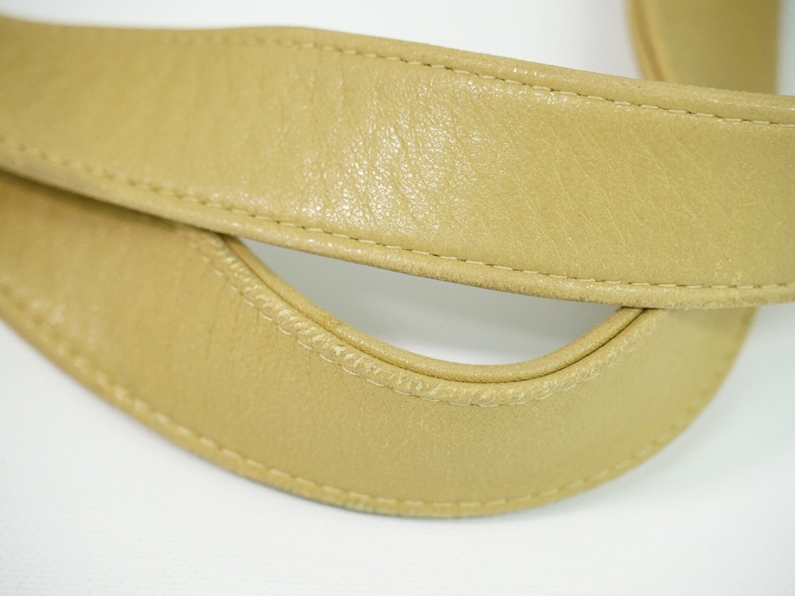 Chanel Vintage Tote Leather, BEIGE, LEATHER, Tote bag