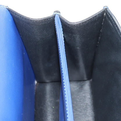 Loewe Barcelona Shoulder Bag Leather, BLUE, LEATHER, Shoulder bag