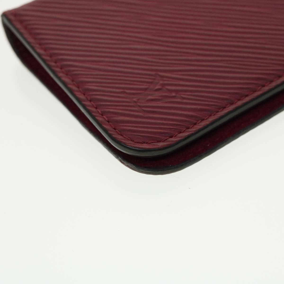 Louis Vuitton iPhone X / XS Folio Epi Leather, BURGUNDY, LEATHER, Tech accessory
