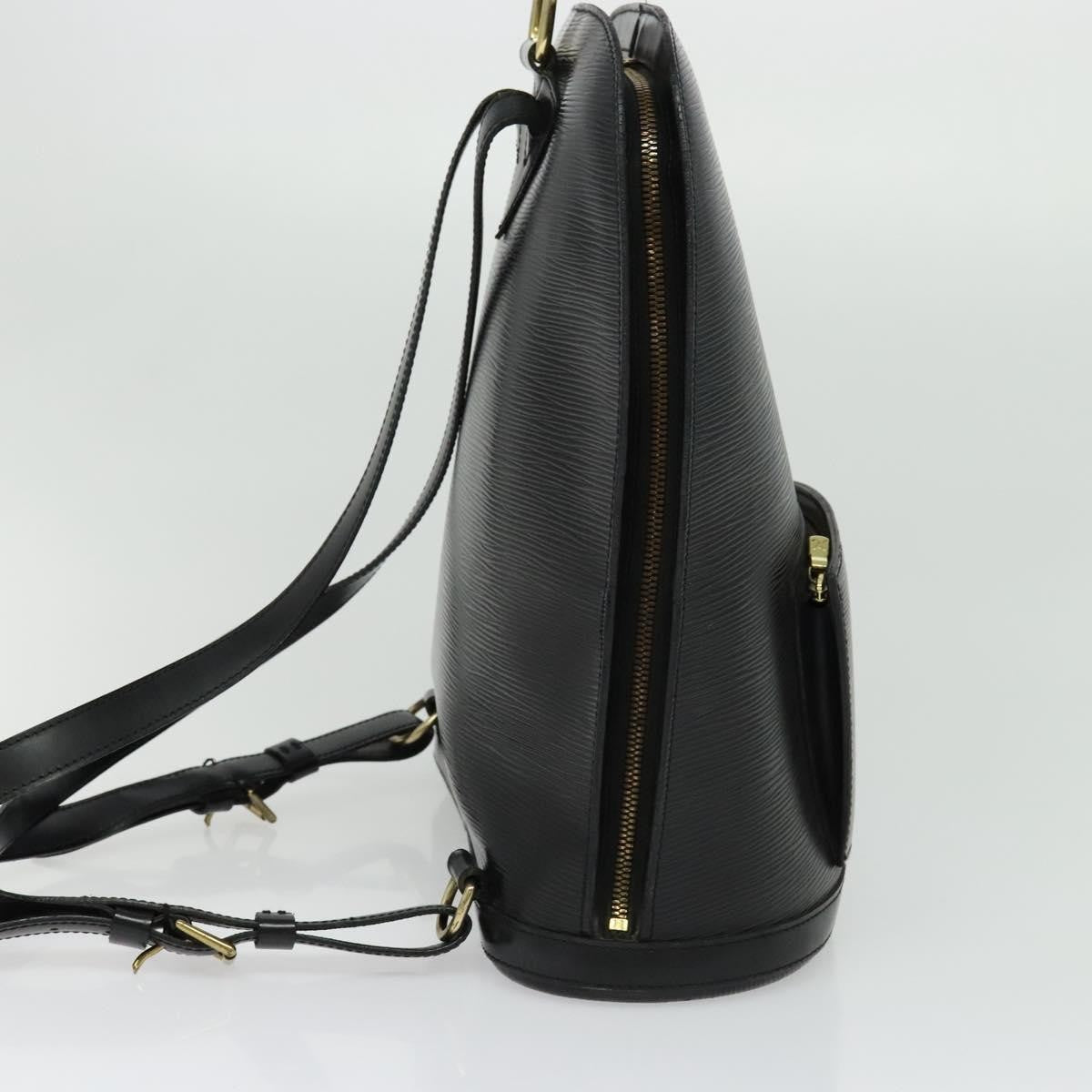 Louis Vuitton Gobelins Backpack Epi Leather, BLACK, LEATHER, Backpack