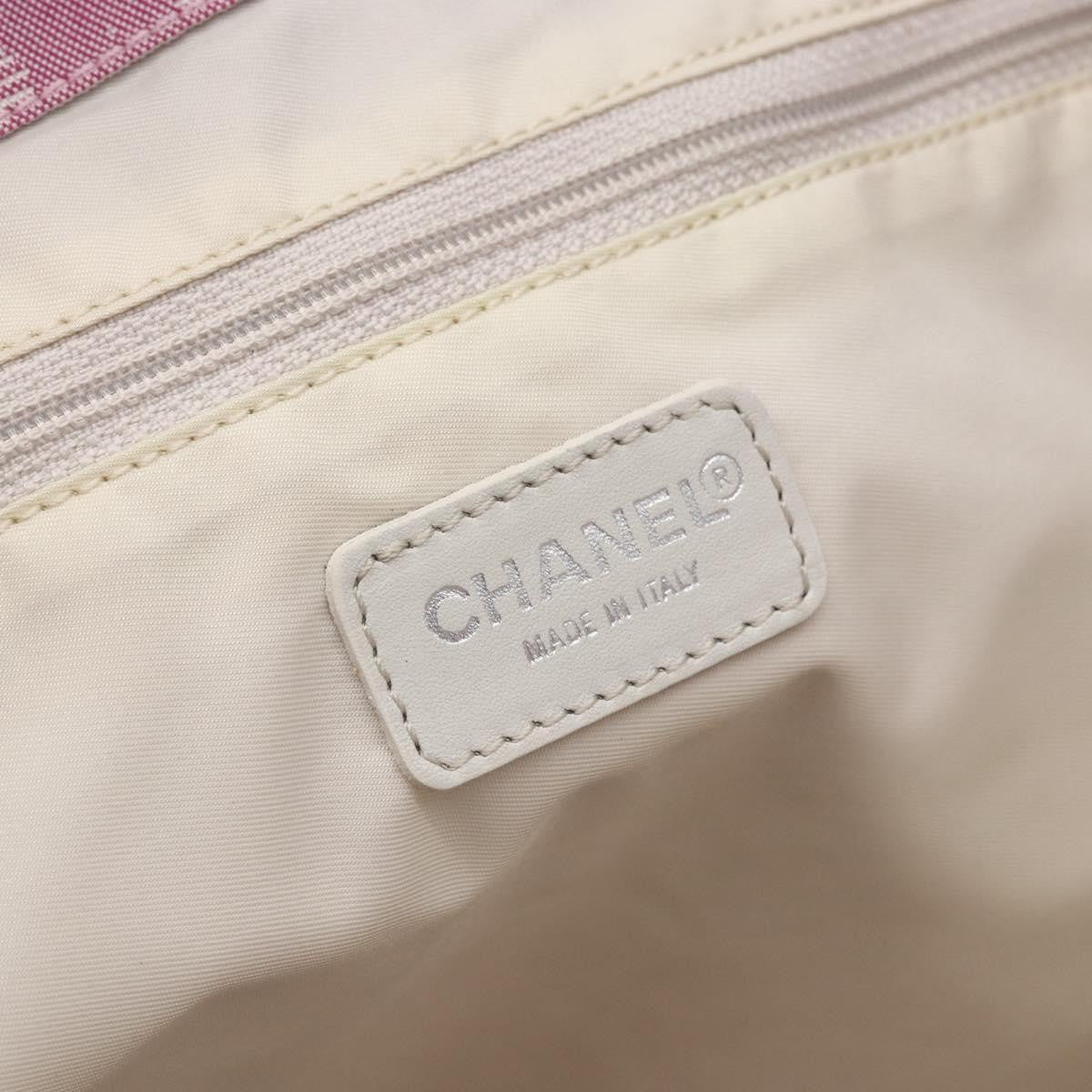 Chanel Travel Line Tote Nylon, PINK, NYLON, Tote bag