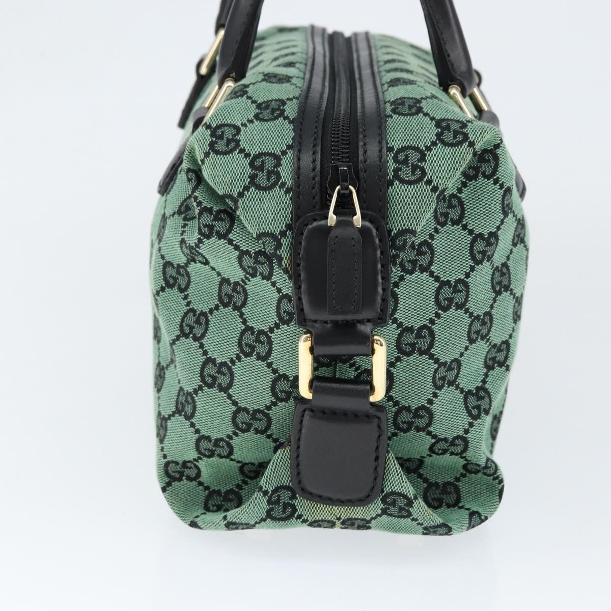 Gucci Full Moon Boston Bag GG Canvas, GREEN, CANVAS, Travel bag
