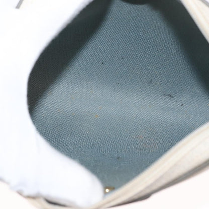 Christian Dior Vintage Honeycomb Shoulder Bag Canvas, WHITE, CANVAS, Shoulder bag