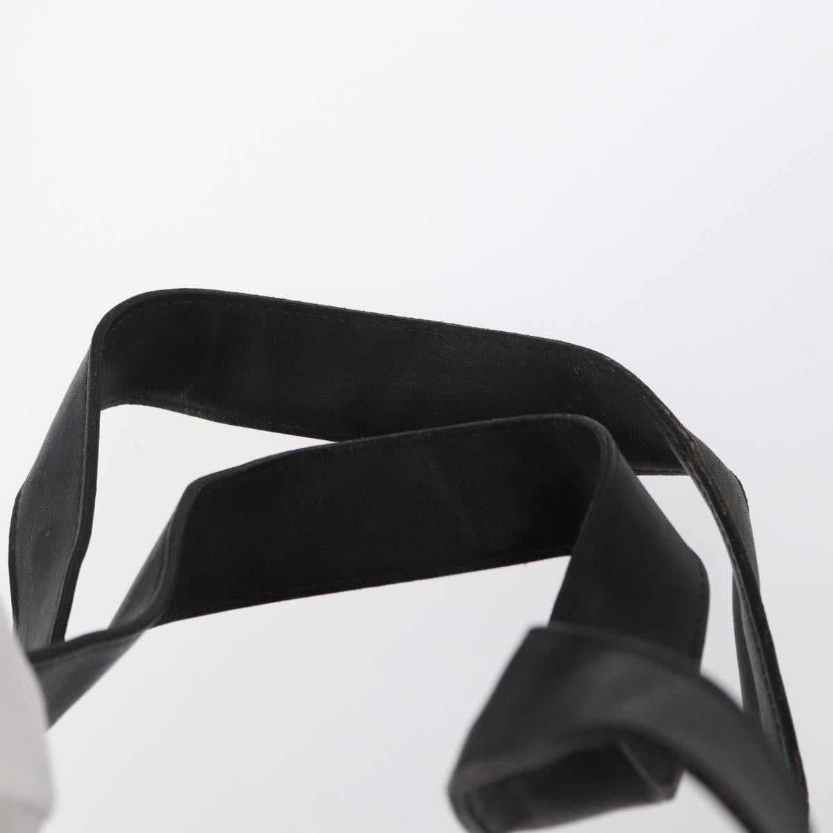 Gucci Vintage Bamboo Backpack Leather, BLACK, LEATHER, Backpack