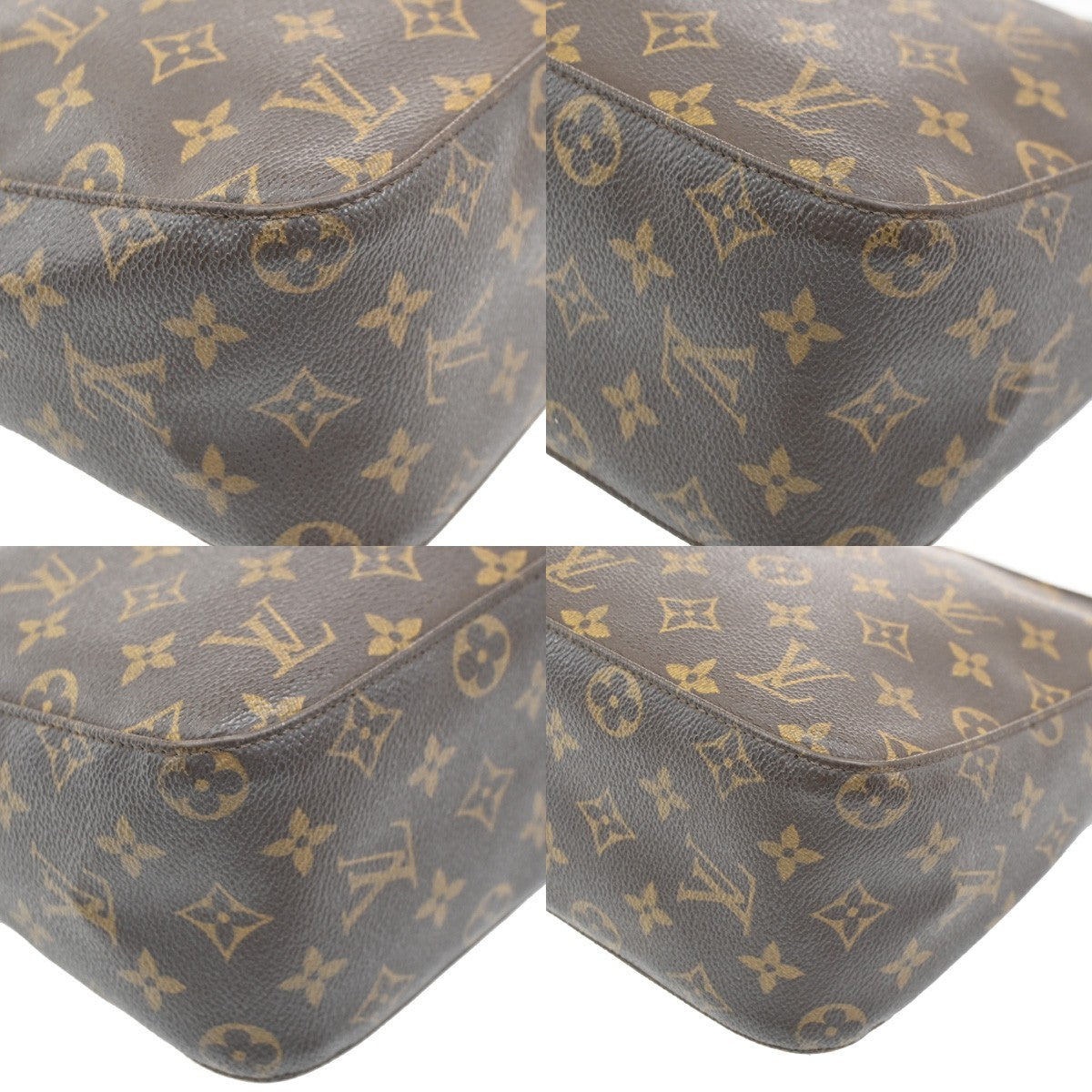 Louis Vuitton Looping Handbag Monogram Canvas, BROWN, CANVAS, Shoulder bag