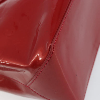 Louis Vuitton Wilshire Handbag Monogram Vernis, RED, PATENT_LEATHER, Handbag