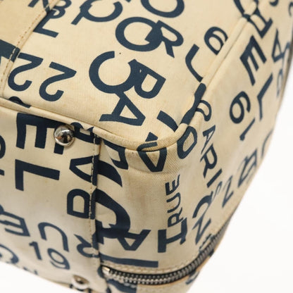 Chanel Cambon Canvas, WHITE, CANVAS, Handbag