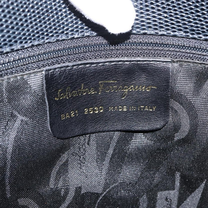 Salvatore Ferragamo Vala tote Leather, NAVY, LEATHER, Tote bag