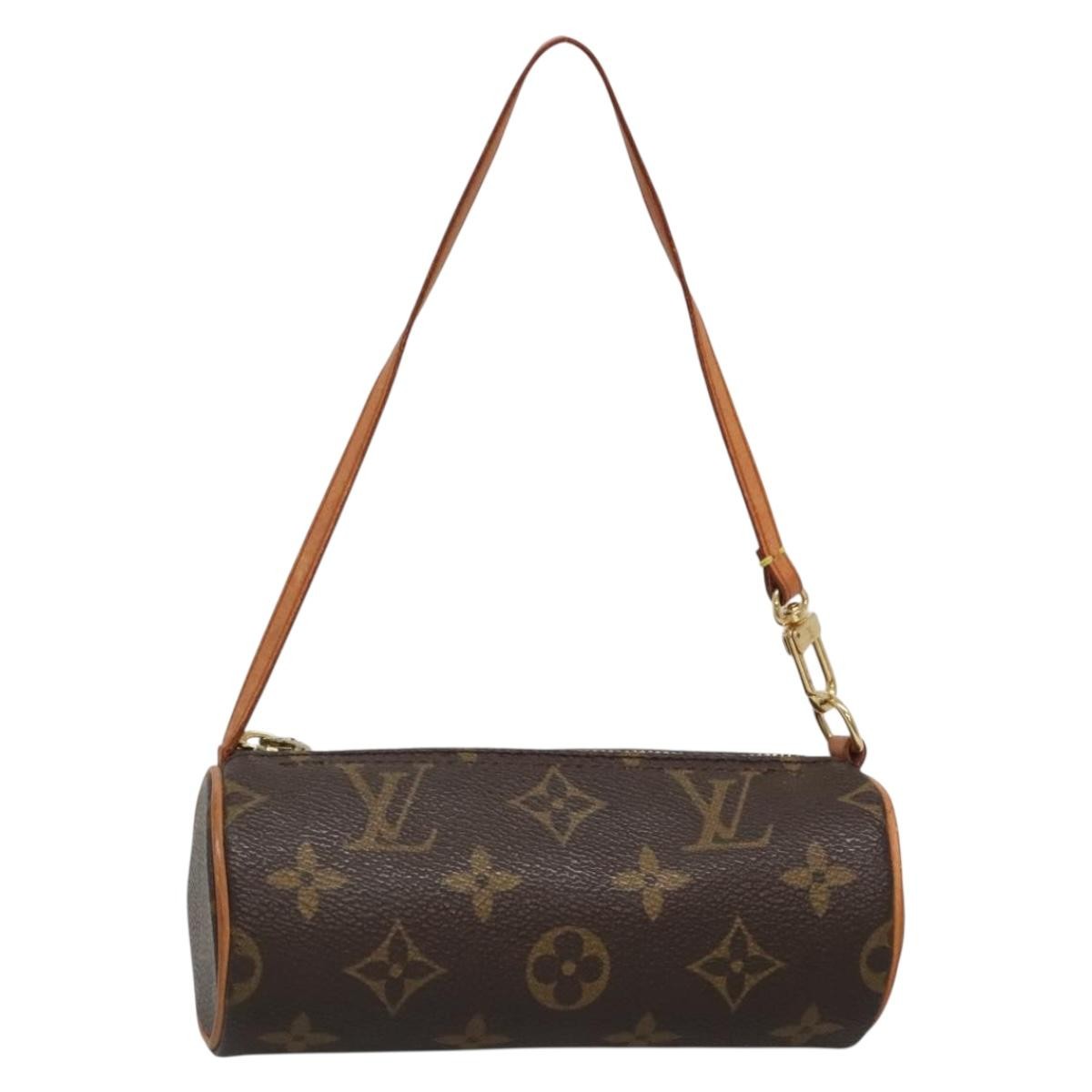 Louis Vuitton Papillon Pochette Monogram Canvas, BROWN, CANVAS, Handbag