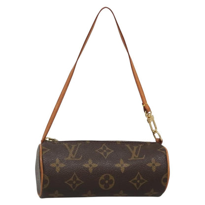 Louis Vuitton Papillon Pochette Monogram Canvas, BROWN, CANVAS, Handbag