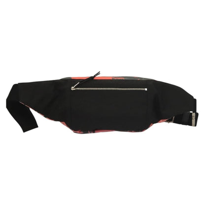 Saint Laurent Front Pocket Waist Bag Printed Nylon, Pink, Nylon, Shoulder Bag