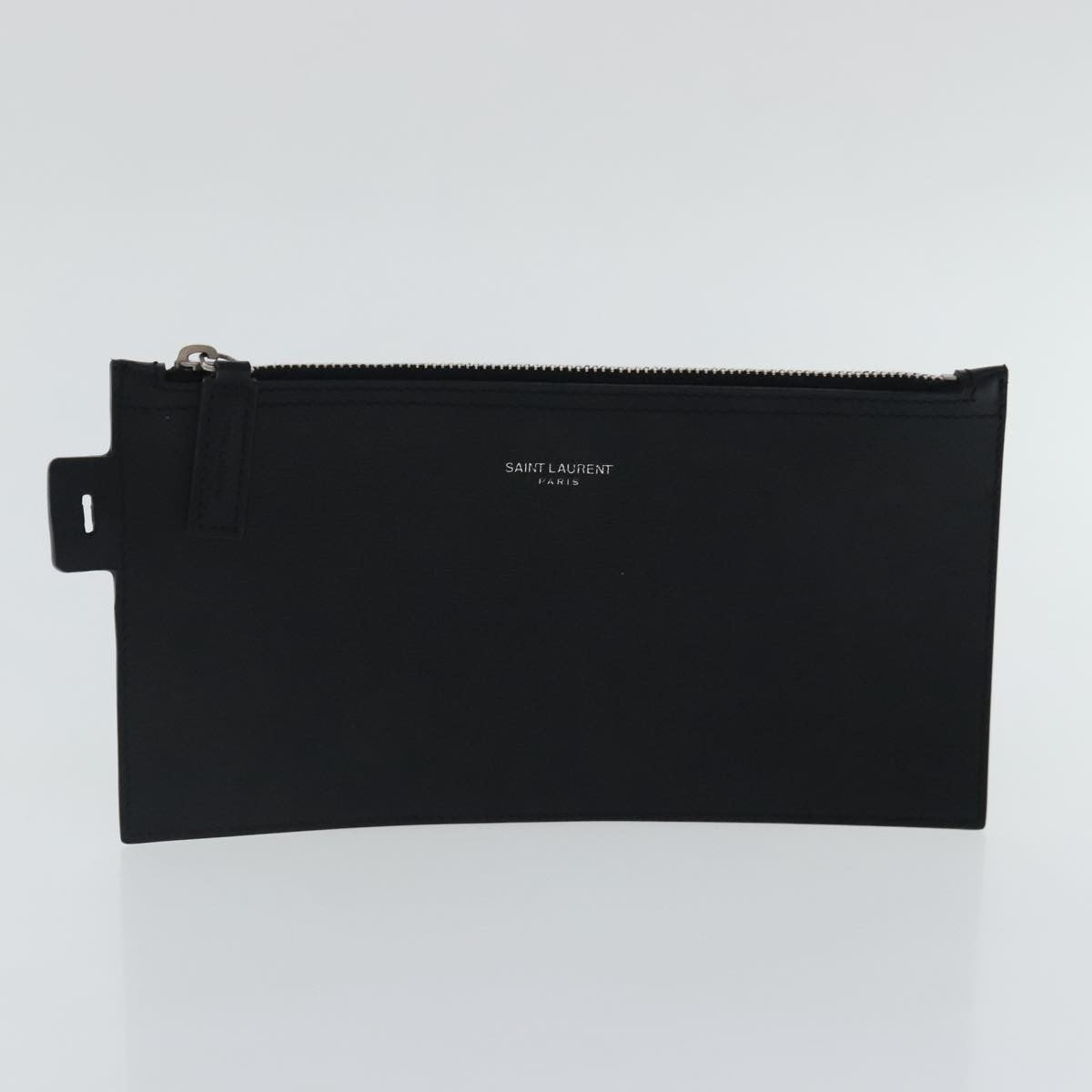 Saint Laurent Shopper Tote Leather, BLACK, LEATHER, Tote bag