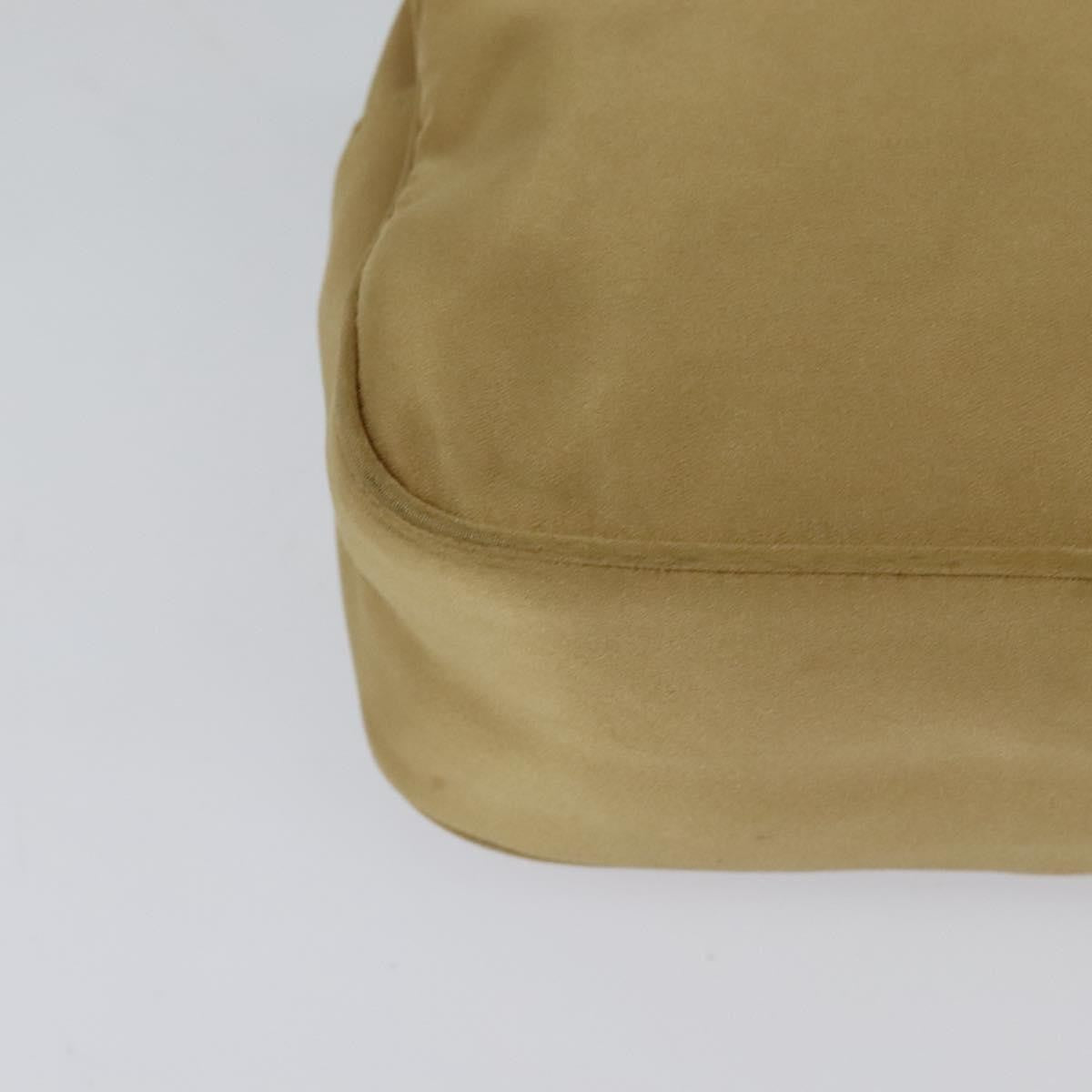 Prada Zip Around Toiletry Bag Silk, BEIGE, SATIN, Clutche & pouche