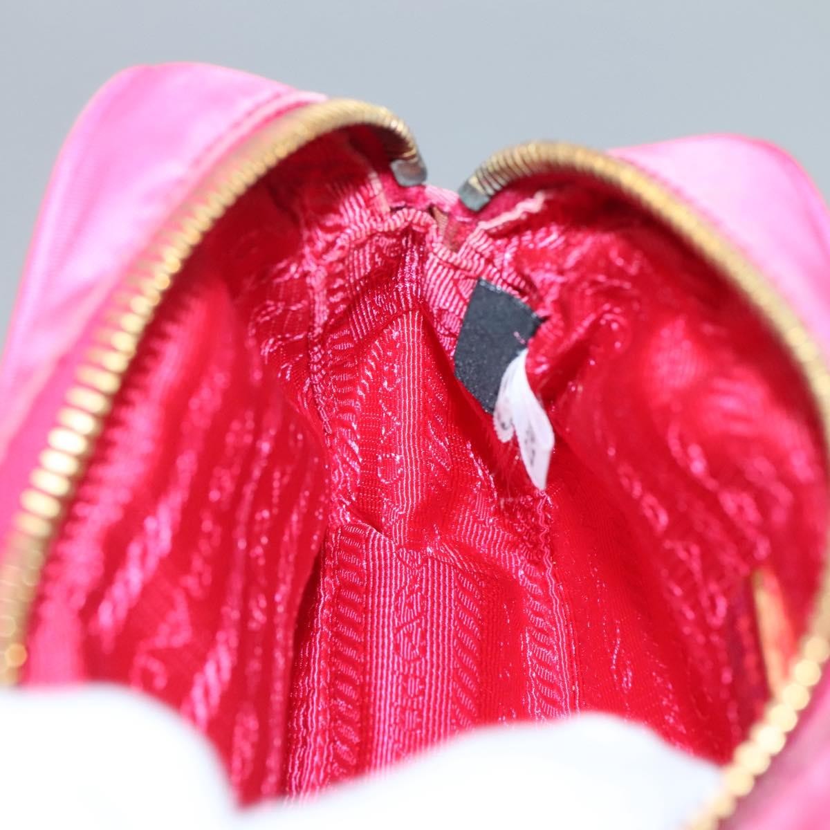 Prada Bow Camera Crossbody Bag Tessuto, PINK, NYLON, Clutche & pouche