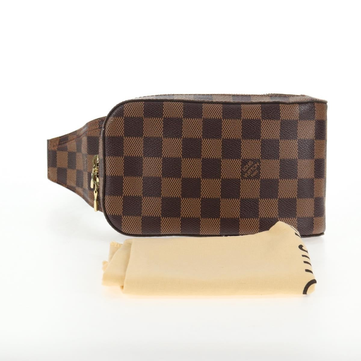 Louis Vuitton Geronimos Waist Bag Damier, BROWN, CANVAS, Shoulder bag