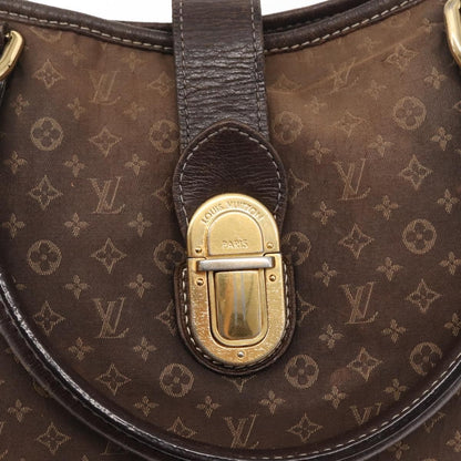 Louis Vuitton Elegie Handbag Monogram Idylle, BLACK, CANVAS, Handbag