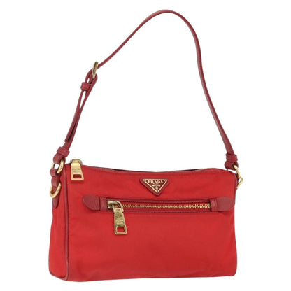 Prada Vintage Shoulder Bag Tessuto, RED, NYLON, Shoulder bag