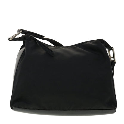 Prada Vintage Shoulder Bag Tessuto, BLACK, NYLON, Shoulder bag