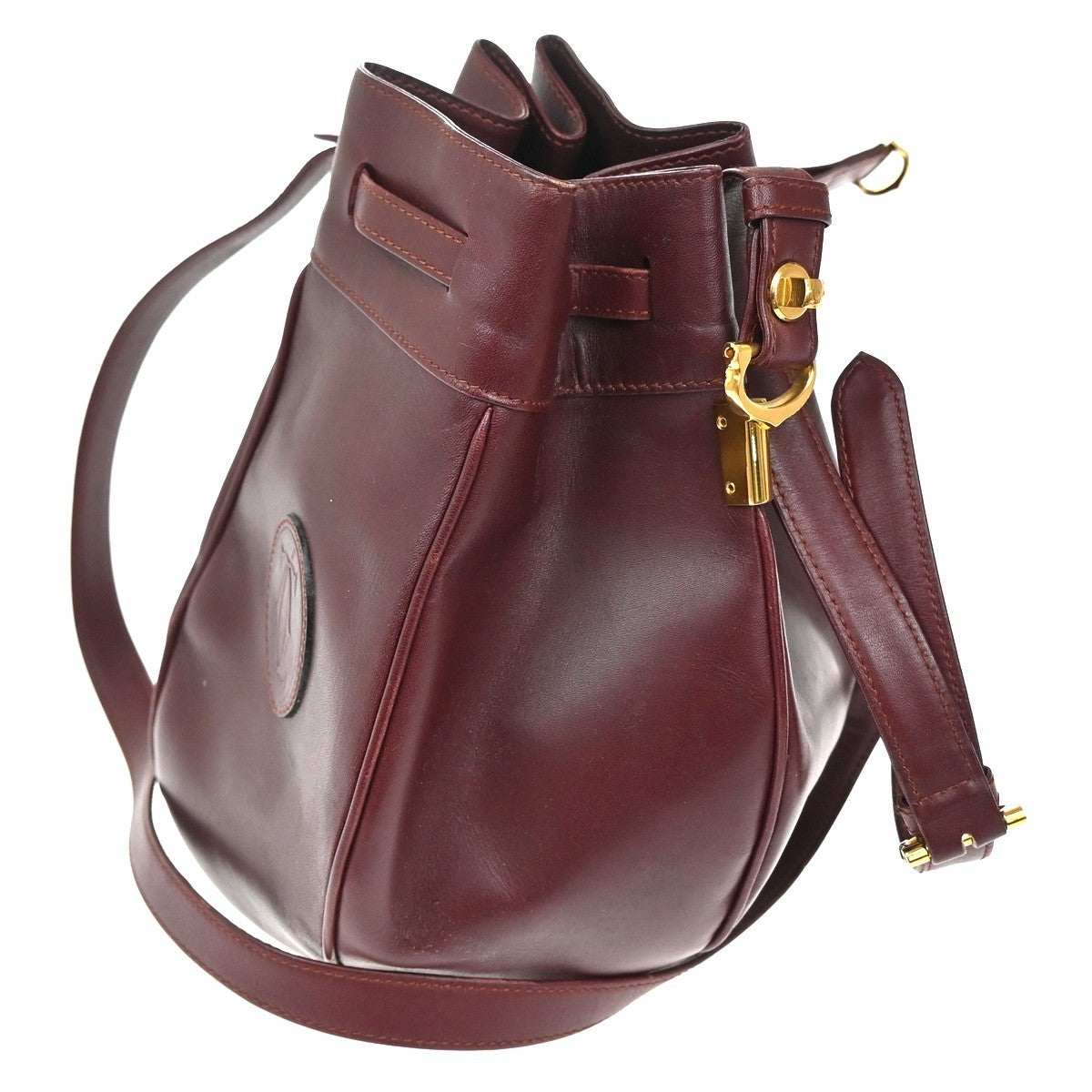 cartier Must de cartier bag Leather, RED, LEATHER, Shoulder bag