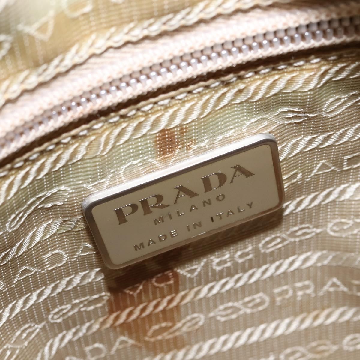 Prada Buckle Messenger Bag Tessuto, BEIGE, NYLON, Crossbody bag