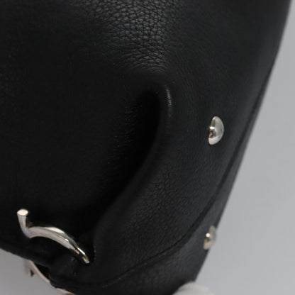 Salvatore Ferragamo Sofia Satchel Leather, BLACK, LEATHER, Handbag